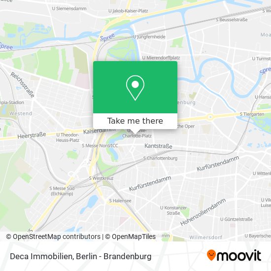 Deca Immobilien map