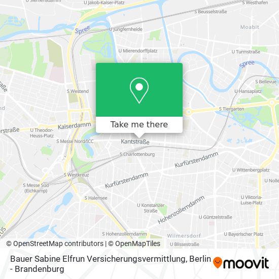 Bauer Sabine Elfrun Versicherungsvermittlung map