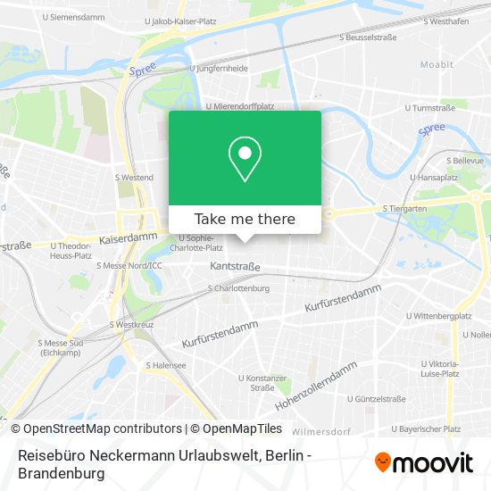 Reisebüro Neckermann Urlaubswelt map