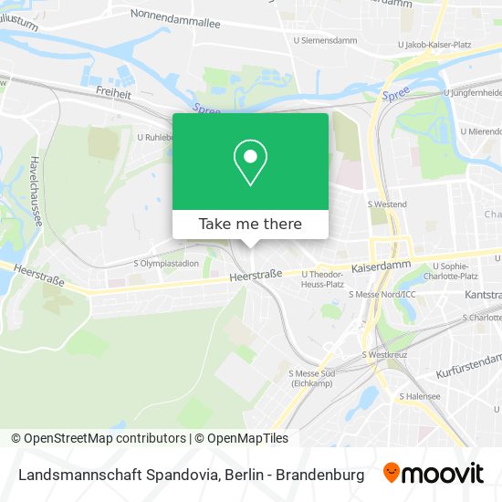 Landsmannschaft Spandovia map