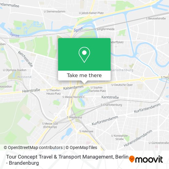 Карта Tour Concept Travel & Transport Management