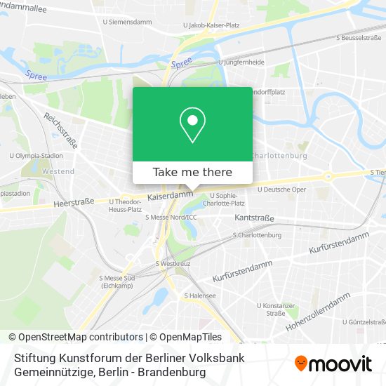 Карта Stiftung Kunstforum der Berliner Volksbank Gemeinnützige