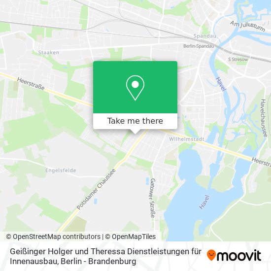 Карта Geißinger Holger und Theressa Dienstleistungen für Innenausbau