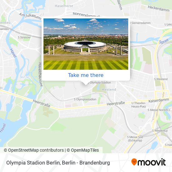 Olympia Stadion Berlin map