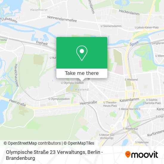 Карта Olympische Straße 23 Verwaltungs