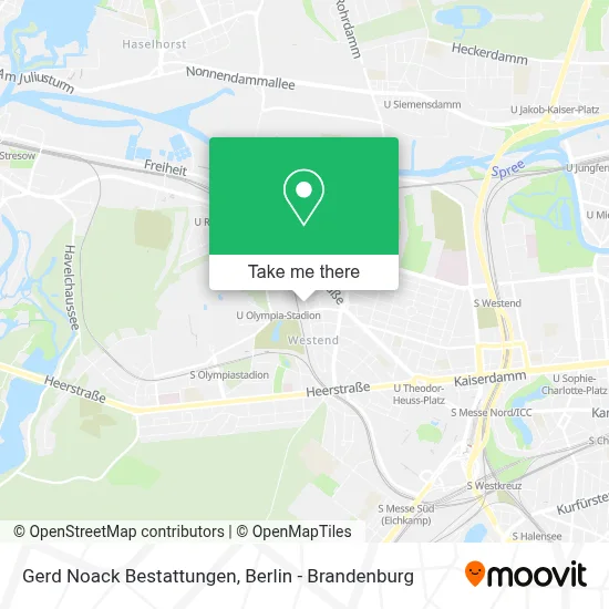 Gerd Noack Bestattungen map