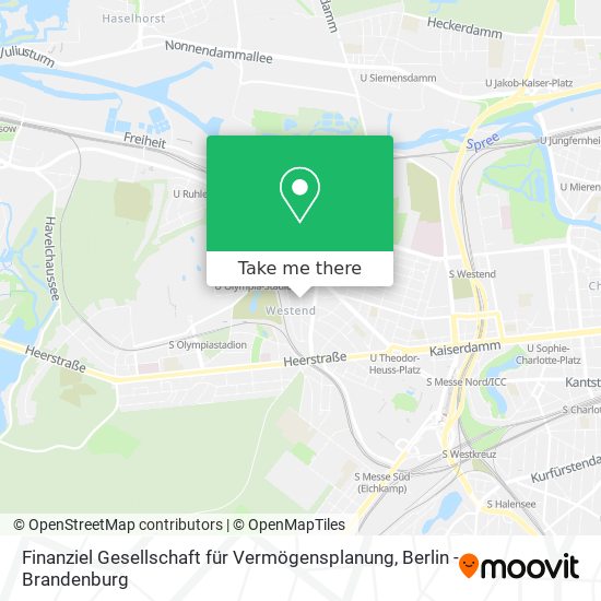 Finanziel Gesellschaft für Vermögensplanung map