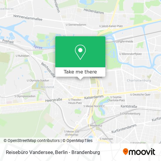 Reisebüro Vandersee map