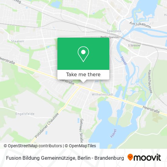 Fusion Bildung Gemeinnützige map