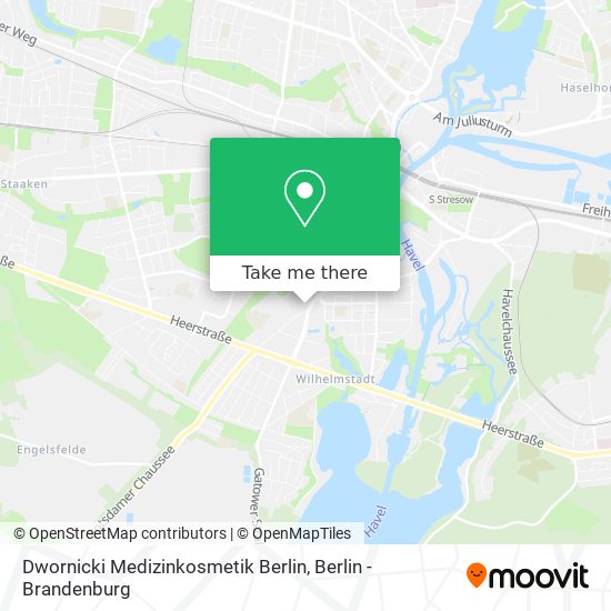 Dwornicki Medizinkosmetik Berlin map