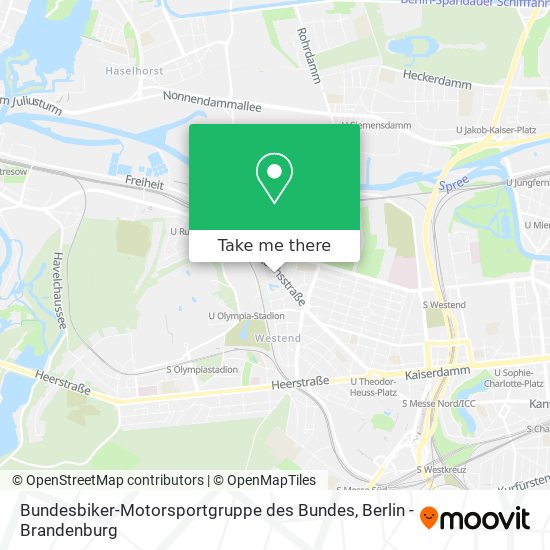 Bundesbiker-Motorsportgruppe des Bundes map