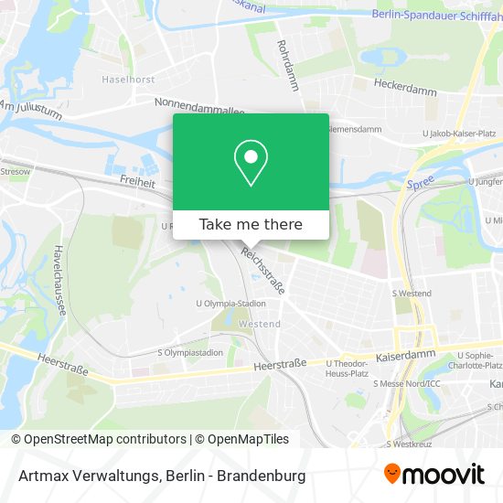 Artmax Verwaltungs map