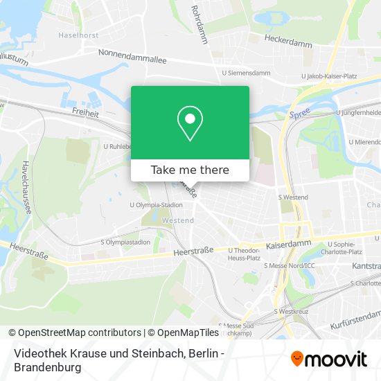 Videothek Krause und Steinbach map