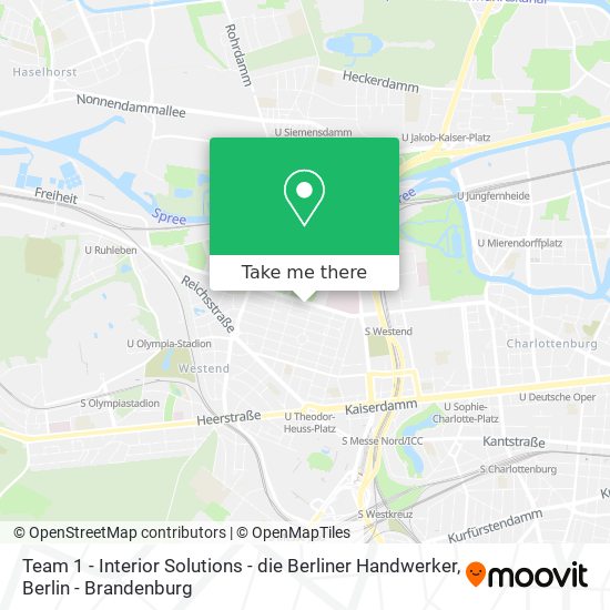 Карта Team 1 - Interior Solutions - die Berliner Handwerker