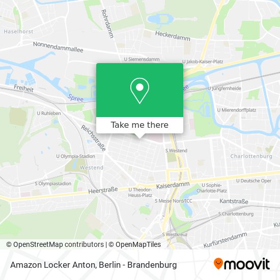 Amazon Locker Anton map