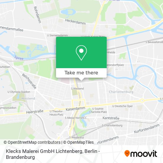 Карта Klecks Malerei GmbH Lichtenberg
