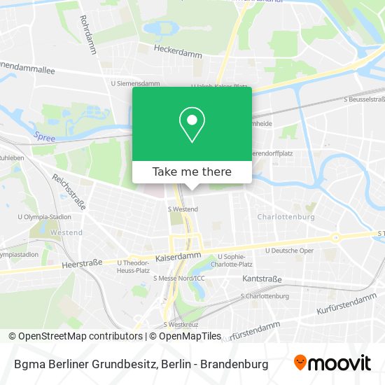 Карта Bgma Berliner Grundbesitz