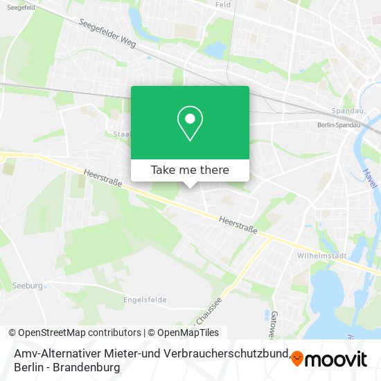 Amv-Alternativer Mieter-und Verbraucherschutzbund map