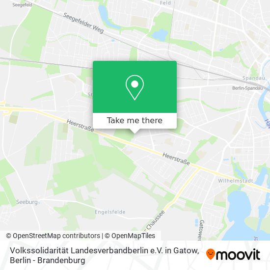 Volkssolidarität Landesverbandberlin e.V. in Gatow map
