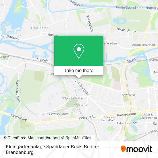 Карта Kleingartenanlage Spandauer Bock