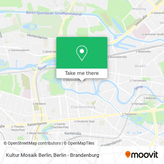 Kultur Mosaik Berlin map