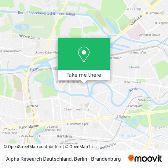 Карта Alpha Research Deutschland