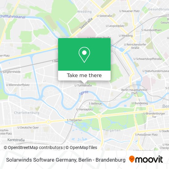 Solarwinds Software Germany map