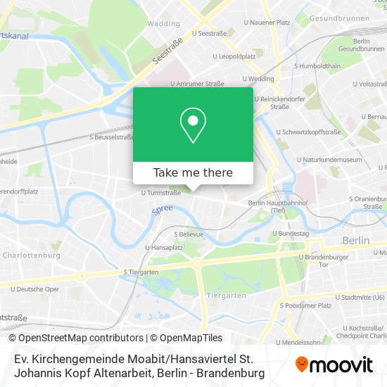 Ev. Kirchengemeinde Moabit / Hansaviertel St. Johannis Kopf Altenarbeit map