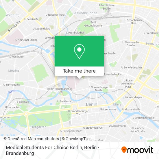 Карта Medical Students For Choice Berlin