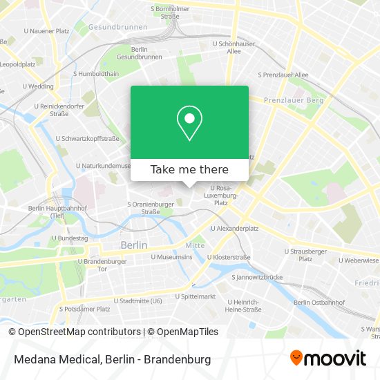 Medana Medical map