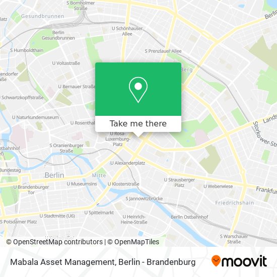 Карта Mabala Asset Management