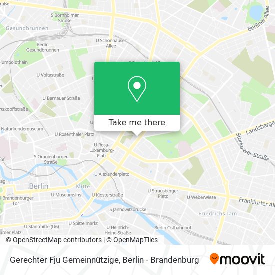 Gerechter Fju Gemeinnützige map