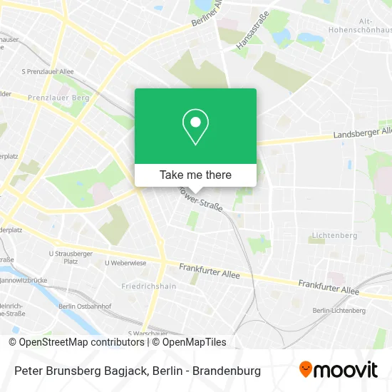 Peter Brunsberg Bagjack map