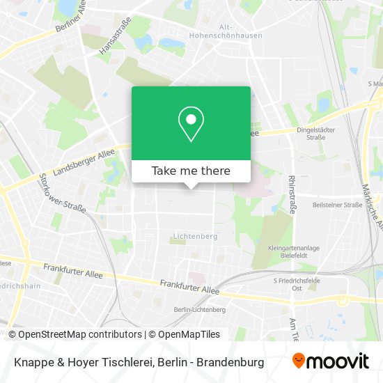 Knappe & Hoyer Tischlerei map