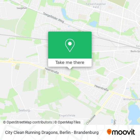 City Clean Running Dragons map