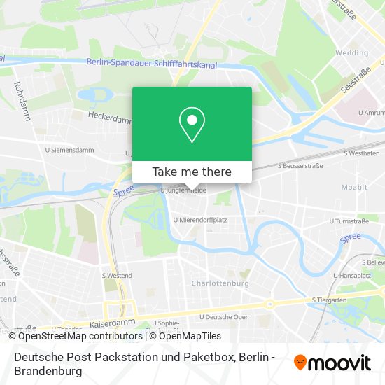 Deutsche Post Packstation und Paketbox map