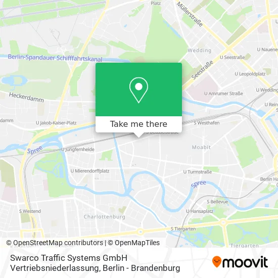 Карта Swarco Traffic Systems GmbH Vertriebsniederlassung