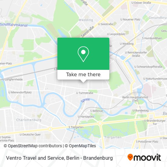 Ventro Travel and Service map