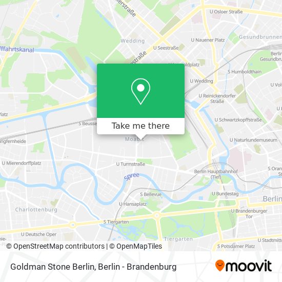 Карта Goldman Stone Berlin