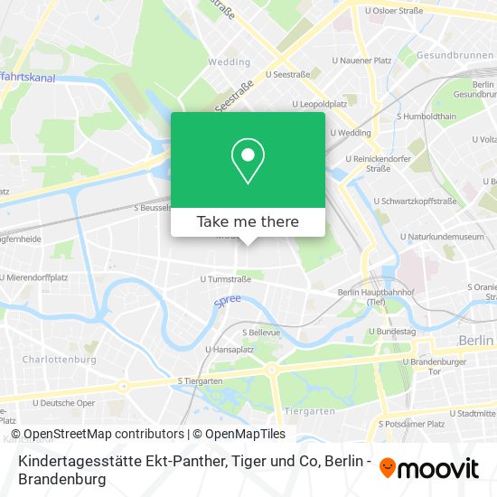 Карта Kindertagesstätte Ekt-Panther, Tiger und Co