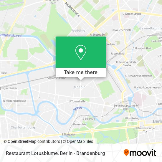 Restaurant Lotusblume map