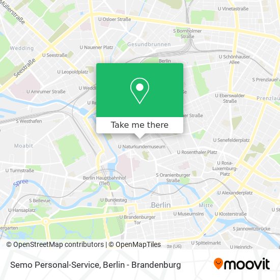 Semo Personal-Service map