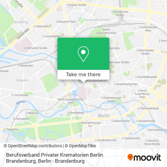 Berufsverband Privater Krematorien Berlin Brandenburg map