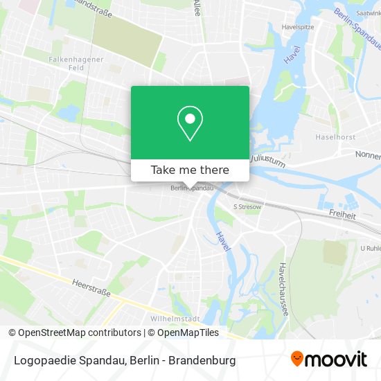 Logopaedie Spandau map