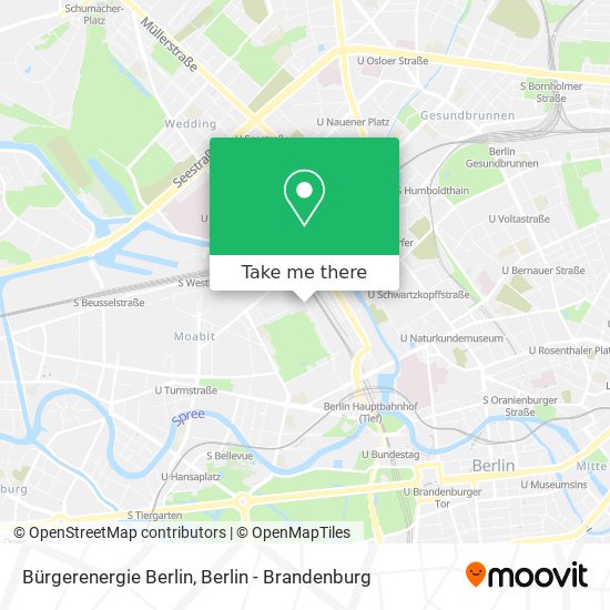 Карта Bürgerenergie Berlin