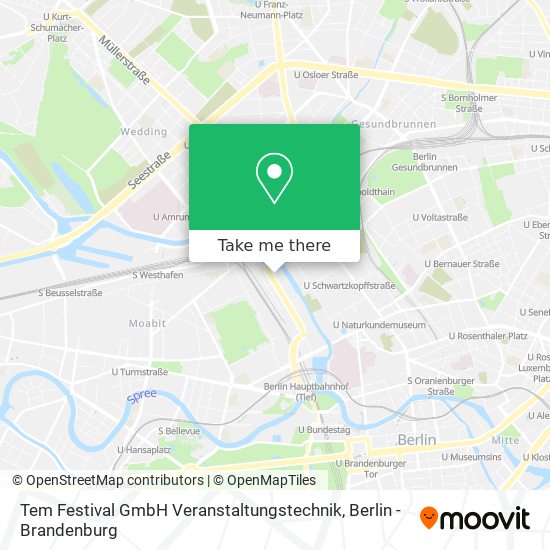 Tem Festival GmbH Veranstaltungstechnik map