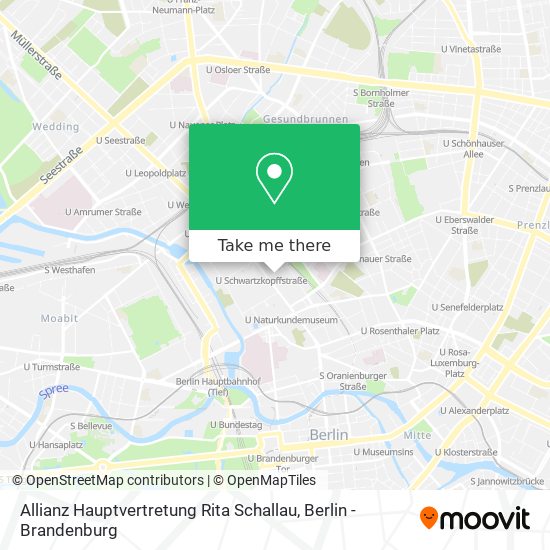 Allianz Hauptvertretung Rita Schallau map