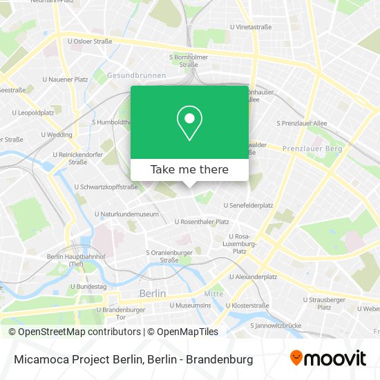 Карта Micamoca Project Berlin