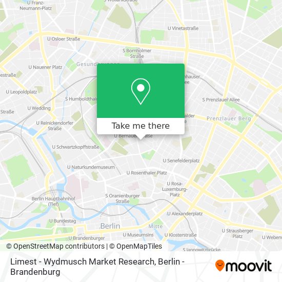 Limest - Wydmusch Market Research map