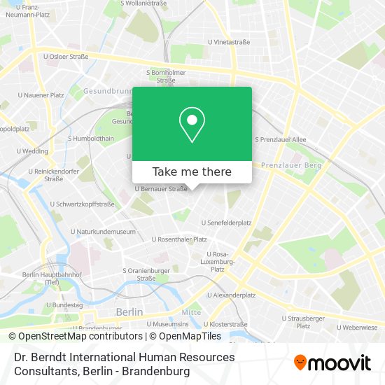 Dr. Berndt International Human Resources Consultants map